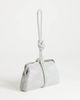 Topshop Topshop Jade small wristlet grab bag in silver diamante - 1