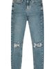 Topshop Topshop Jamie Greencast Ripped Skinny Jeans - 3