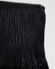 Topshop Topshop Jasmine small fringe envelope clutch in black - 3