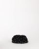 Topshop Topshop Jemma beaded clutch bag in black and silver - 1