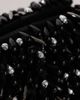 Topshop Topshop Jemma beaded clutch bag in black and silver - 3