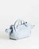 Topshop Topshop Jenny small woven clutch purse in blue suedette - 3