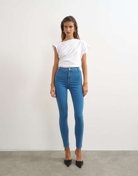 Topshop Topshop Joni high rise skinny jeans in mid blue