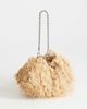 Topshop Topshop Juliet small fringed grab bag in champagne-pink - 3