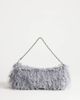 Topshop Topshop Juliet small fringed grab bag in gray - 3