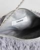 Topshop Topshop Juliet small fringed grab bag in gray - 4