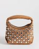 Topshop Topshop Juno small studded grab bag in tan-Brown - 1