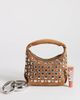 Topshop Topshop Juno small studded grab bag in tan-Brown - 2