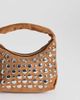 Topshop Topshop Juno small studded grab bag in tan-Brown - 4