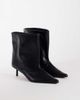 Topshop Topshop Kai super wide heeled ankle boot in black - 2