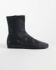 Topshop Topshop Kameron real leather flat ankle boots in black - 1