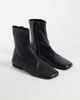 Topshop Topshop Kameron real leather flat ankle boots in black - 2