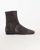 Topshop Topshop Kameron real leather flat ankle boots in chocolate-Brown - 1