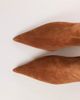 Topshop Topshop Kiki cone heel ankle boots in chestnut suede-Brown - 3