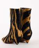 Topshop Topshop Kiki cone heel ankle boots in zebra hair-on real leather-Multi - 4