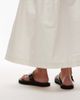 Topshop Topshop Kimberley premium real leather flat sandals in black - 4