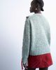 Topshop Topshop knit argyle embroidered sweater in green - 4
