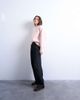 Topshop Topshop knit chunky all-needle clean crew sweater in pink - 2