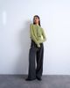 Topshop Topshop knit double layer cardigan in green - 4