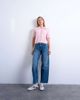 Topshop Topshop knit half sleeve collared cardigan in light pink - 3