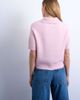 Topshop Topshop knit half sleeve collared cardigan in light pink - 4