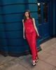 Topshop Topshop knit premium crochet maxi dress in red - 1