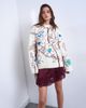 Topshop Topshop knit premium oversized embroidered sweater in ivory-White - 1