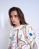 Topshop Topshop knit premium oversized embroidered sweater in ivory-White - 3