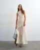 Topshop Topshop knit sheer mix dress in ivory-White - 1