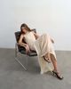 Topshop Topshop knit sheer mix dress in ivory-White - 2