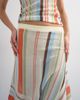 Topshop Topshop knit sheer stripe full skirt in multi - part of a set-White - 3