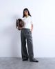 Topshop Topshop knit short sleeve polo top in neutral - 2