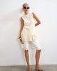 Topshop Topshop knit sleeveless longline top in ecru-White - 1