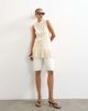 Topshop Topshop knit sleeveless longline top in ecru-White - 3