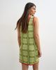 Topshop Topshop knit sleeveless plaid mini dress in green - 3