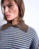 Topshop Topshop knit striped collared sweater-Multi - 3