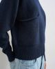 Topshop Topshop knit sweater with front pocket in midnight-Navy - 3