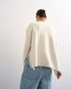 Topshop Topshop knit tassel trim sweater in ivory-Neutral - 4