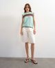 Topshop Topshop knit vintage striped sweater vest in turquoise-Blue - 4