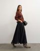 Topshop Topshop knitted crew neck front pocket sweater in cinnamon-PURPLE - 3