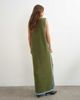 Topshop Topshop knitted high neck sleeveless tunic maxi dress in olive-Green - 4