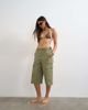 Topshop Topshop Kos glitter triangle bikini top in chocolate-Brown - 4