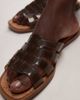 Topshop Topshop Kris jelly flat sandals in smoke gray-Blue - 4