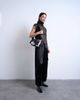 Topshop Topshop Kylie nylon cross body bag with contrast strap in cow print-Brown - 4