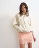 Topshop Topshop lace hem mini wrap skirt in pink - 1