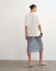 Topshop Topshop lace midi skirt in blue - 3