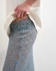 Topshop Topshop lace midi skirt in blue - 4
