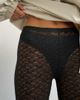 Topshop Topshop lace stirrup leggings in black - 3