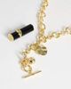 Topshop Topshop Lana oversized chain necklace with charms in gold tone - 2