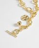 Topshop Topshop Lana oversized chain necklace with charms in gold tone - 4